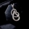 14k Gold 0.35 Ct Natural H Diamond Pendant