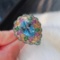14k Gold 6 Ct Natural Aquamarine & Gem Ring