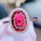14k Gold 2.35 Ct Natural Tourmaline & Diamond Ring