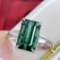 14k Gold 4.4 Ctw Natural Tourmaline & Diamond Ring