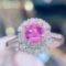 14k Gold 0.88 Ct Natural Sapphire & Diamond Ring