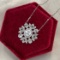 14k Gold 0.74 Ct Natural H Diamond Necklace