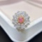 14k Gold 1.64 Ctw Natural Pink Diamond & Diamond Ring