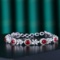 14k Gold 4.10 Ctw Natural Ruby & Diamond Bracelet