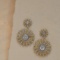 14k Gold 1.20 Ct Natural H Diamond Earrings