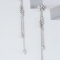 14k Gold 0.93 Ctw Natural H Diamond Earrings
