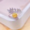 14k Gold 0.58 Ctw Natural Yellow Diamond & Diamond Ring