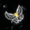 14k Gold 2.42 Ctw Natural Yellow Diamond & Diamond Ring/brooch/pendant