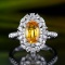 14k Gold 2.92 Ctw Natural Sapphire & Diamond Ring/pendant