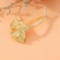14k Gold 0.32 Ctw Natural Yellow Diamond & Diamond Brooch