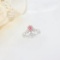 14k Gold 0.62 Ctw Natural Pink Diamond & Diamond Ring