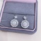 14k Gold 1.60 Ct Natural H Diamond Earrings