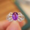 14k Gold 1.79 Ctw Natural Sapphire & Diamond Ring