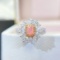 14k Gold 1.06 Ctw Natural Pink Diamond & Diamond Ring