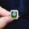 14k Gold 3.35 Ct Natural Tourmaline & Diamond Ring