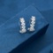 14k Gold 1.21 Ctw Natural H Diamond Earrings