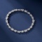 14k Gold 3.56 Ctw Natural H Diamond Bracelet