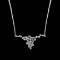 14k Gold 0.86 Ct Natural H Diamond Necklace
