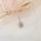 14k Gold 0.30 Ctw Natural Pink Diamond & Diamond Necklace
