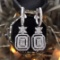 14k Gold 1 Ct Natural H Diamond Earrings