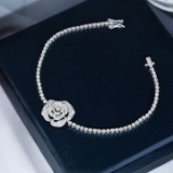 14k Gold 1.5 Ct Natural H Diamond Bracelet