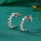 14k Gold 0.28 Ct Natural H Diamond Earrings