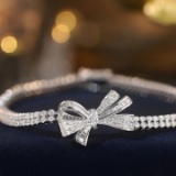 14k Gold 1.8 Ct Natural H Diamond Bracelet