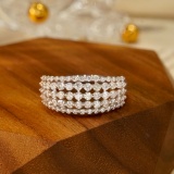14k Gold 1.10 Ct Natural H Diamond Ring