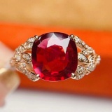 14k Gold 2.20 Ct Natural Tourmaline & Diamond Ring