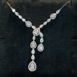 14k Gold 1.75 Ct Natural H Diamond Necklace