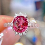 14k Gold 2.41 Ct Natural Spinel & Diamond Ring