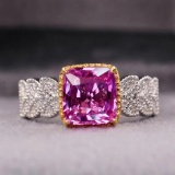 14k Gold 1.75 Ctw Natural Sapphire & Diamond Ring