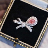 14k Gold 0.71 Ctw Natural Pink Diamond & Diamond Ring