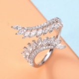 14k Gold 0.86 Ctw Natural H Diamond Ring