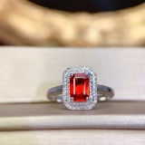 14k Gold 1.47 Ctw Natural Sapphire & Diamond Ring
