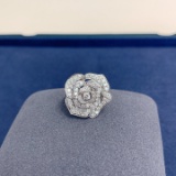 14k Gold 1.00 Ct Natural H Diamond Ring