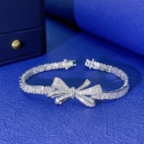 14k Gold 2.06 Ctw Natural H Diamond Bracelet