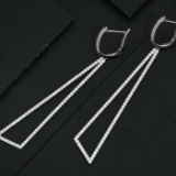 14k Gold 1.32 Ct Natural H Diamond Earrings