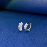 14k Gold 0.52 Ctw Natural H Diamond Earrings