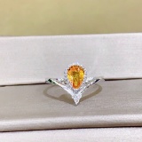 14k Gold 1.0 Ctw Natural Sapphire & Diamond Ring