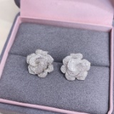 14k Gold 0.70 Ct Natural H Diamond Earrings