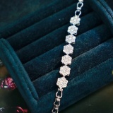 14k Gold 1.2 Ct Natural H Diamond Bracelet