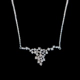 14k Gold 0.86 Ct Natural H Diamond Necklace