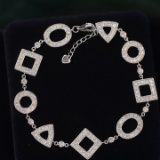 14k Gold 2.4 Ct Natural H Diamond Bracelet