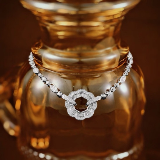 14k Gold 1.2 Ct Natural H Diamond Bracelet