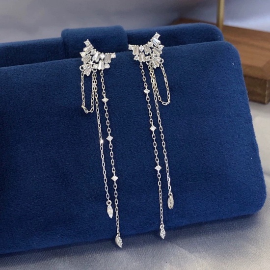 14k Gold 0.66 Ct Natural H Diamond Earrings