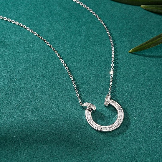 14k Gold 0.27 Ctw Natural H Diamond Necklace