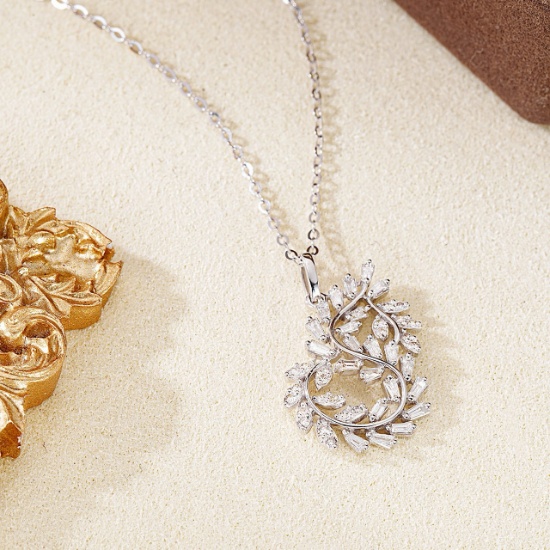 14k Gold 0.52 Ctw Natural H Diamond Pendant( Without Chain )