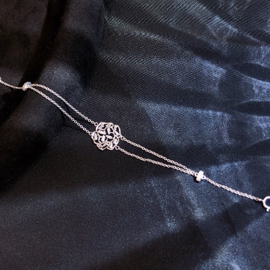 14k Gold 0.21 Ctw Natural H Diamond Bracelet