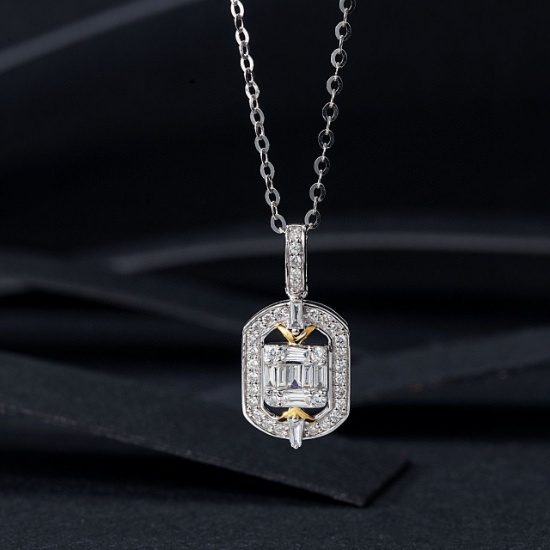 14k Gold 0.29 Ctw Natural H Diamond Pendant( Without Chain )